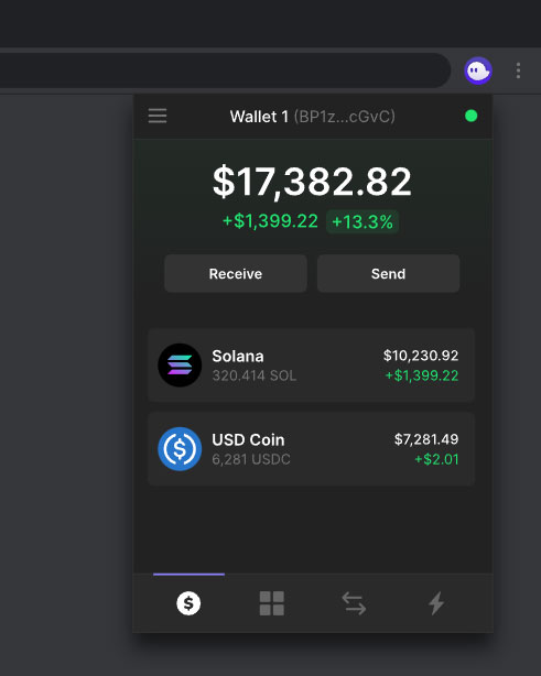 Phantom Wallet - A friendly Crypto Wallet