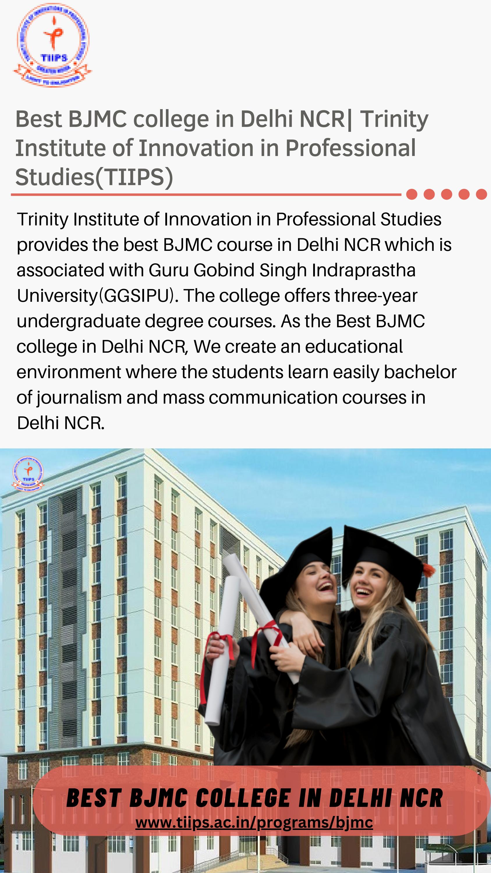 Find The Best BJMC college in Delhi NCR