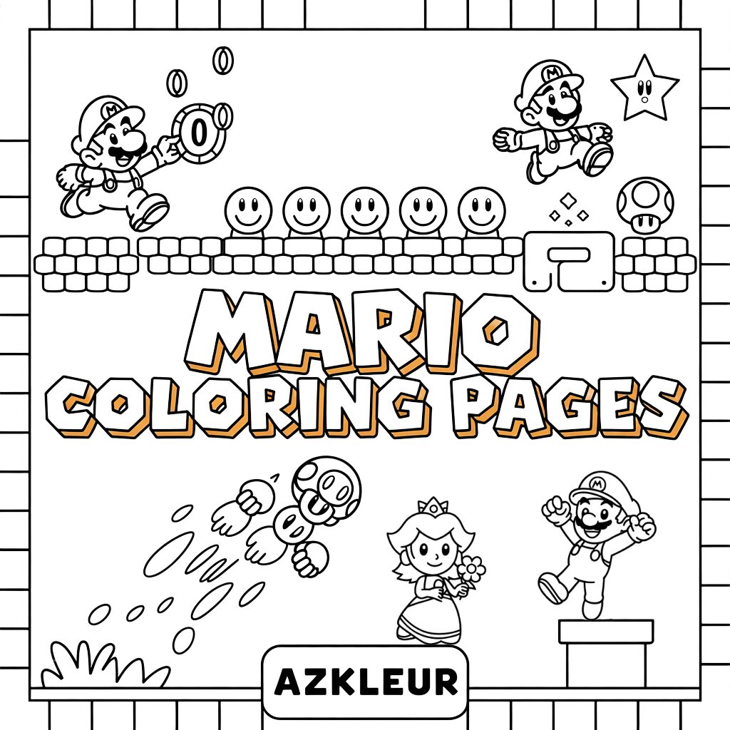 20 Beste Mario Kleurplaat Gratis Voor Kinderen