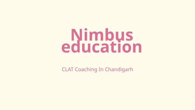 law entrance coaching in chandigarh.pptx