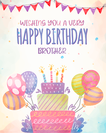 Free Birthday Cards For Brother | Personalized eCards