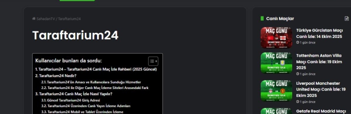 taraftarium24 a Cover Image