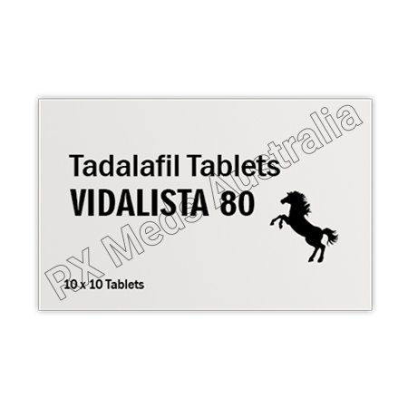 Buy Vidalista 80 Mg (Tadalafil) Medicine - Rxmedsaustralia
