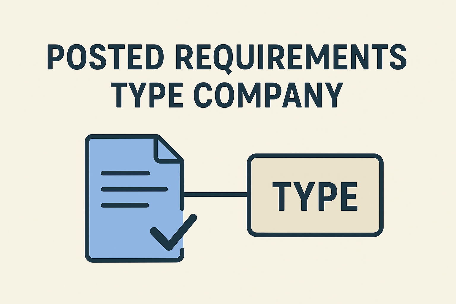 PostedRequirementsTypeCompany: Simple Business Guide - LeatHeling